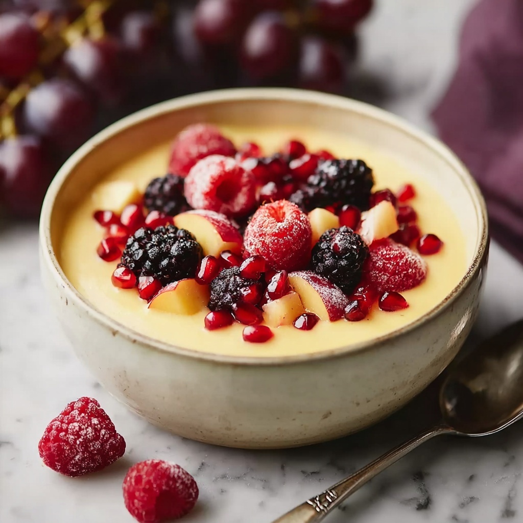 Deliciously Creamy Fruit Custard for a Refreshing Treat Recipe - Recipe Image