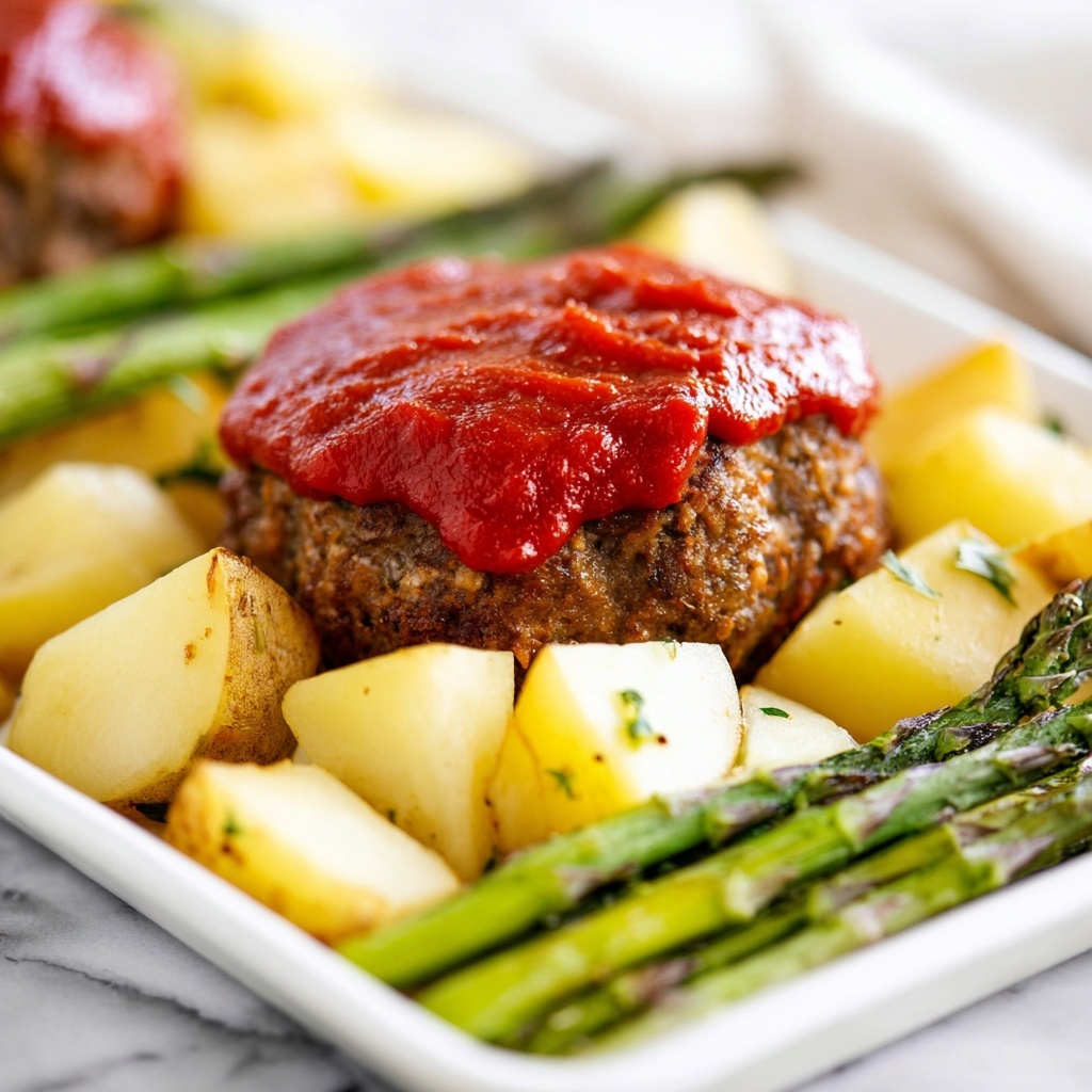 Sheet Pan Meatloaf Dinner Recipe - Recipe Image