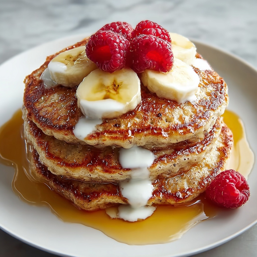 Banana Oat Pancakes Recipe - Recipe Image
