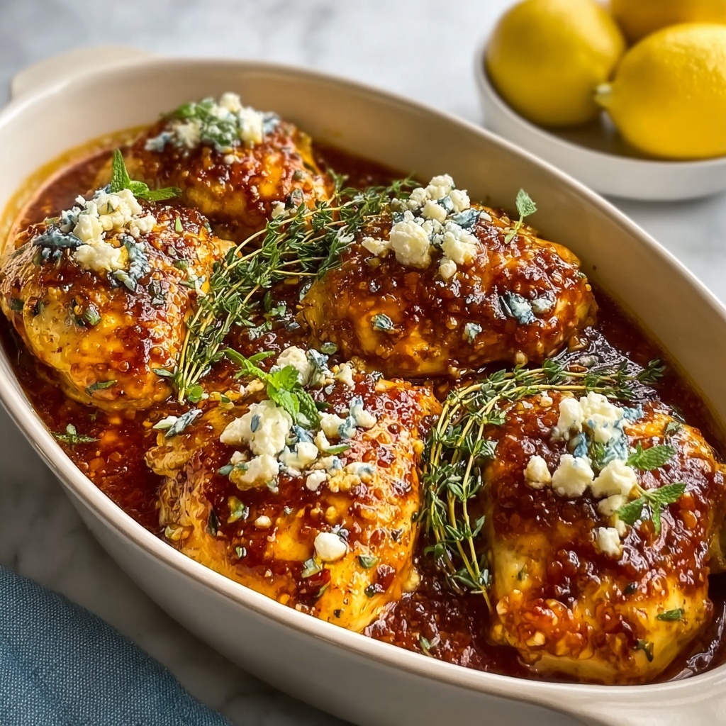 Hot Honey Feta Chicken Recipe - Recipe Image