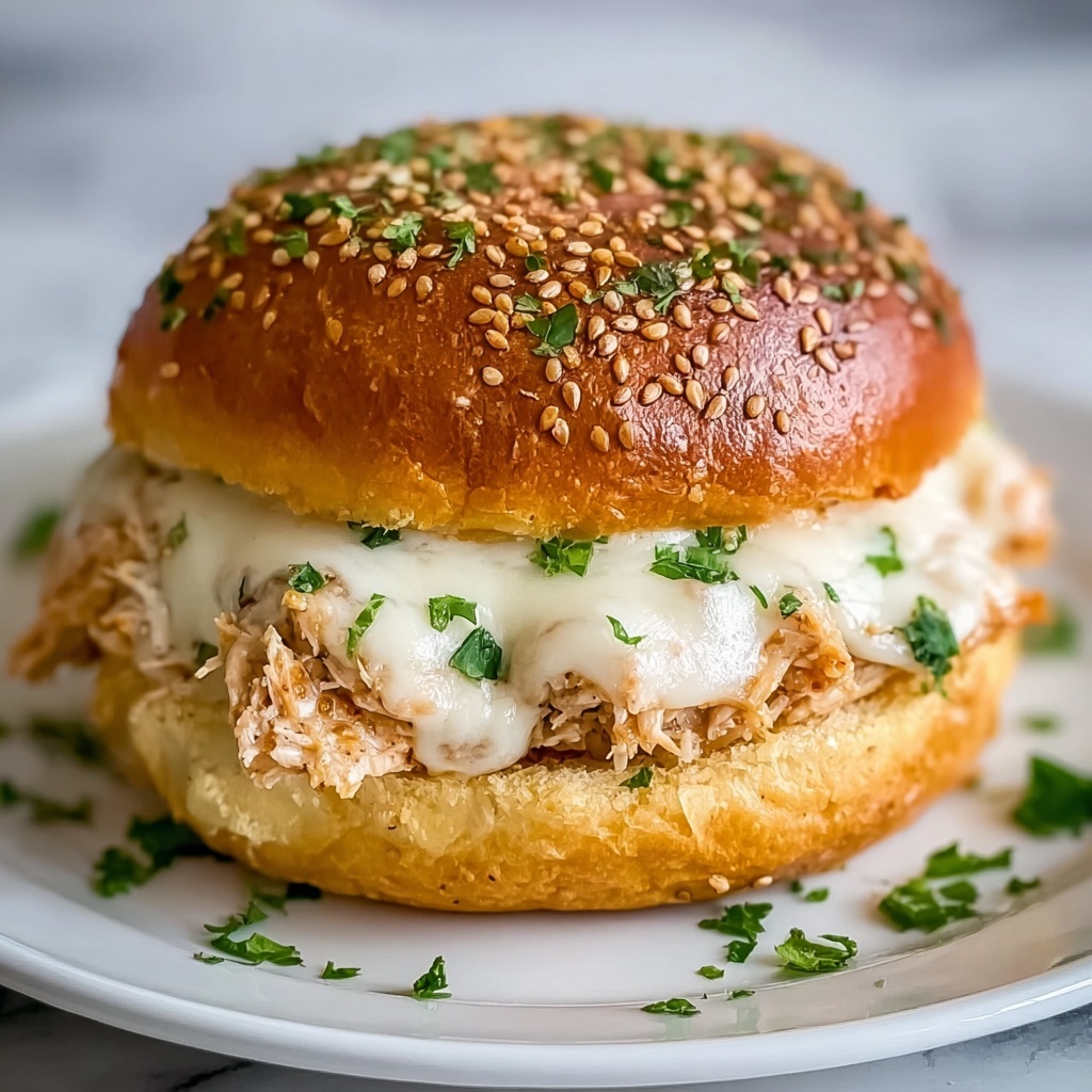Chicken Alfredo Sloppy Joes: A Creamy, Easy Recipe! Recipe - Recipe Image