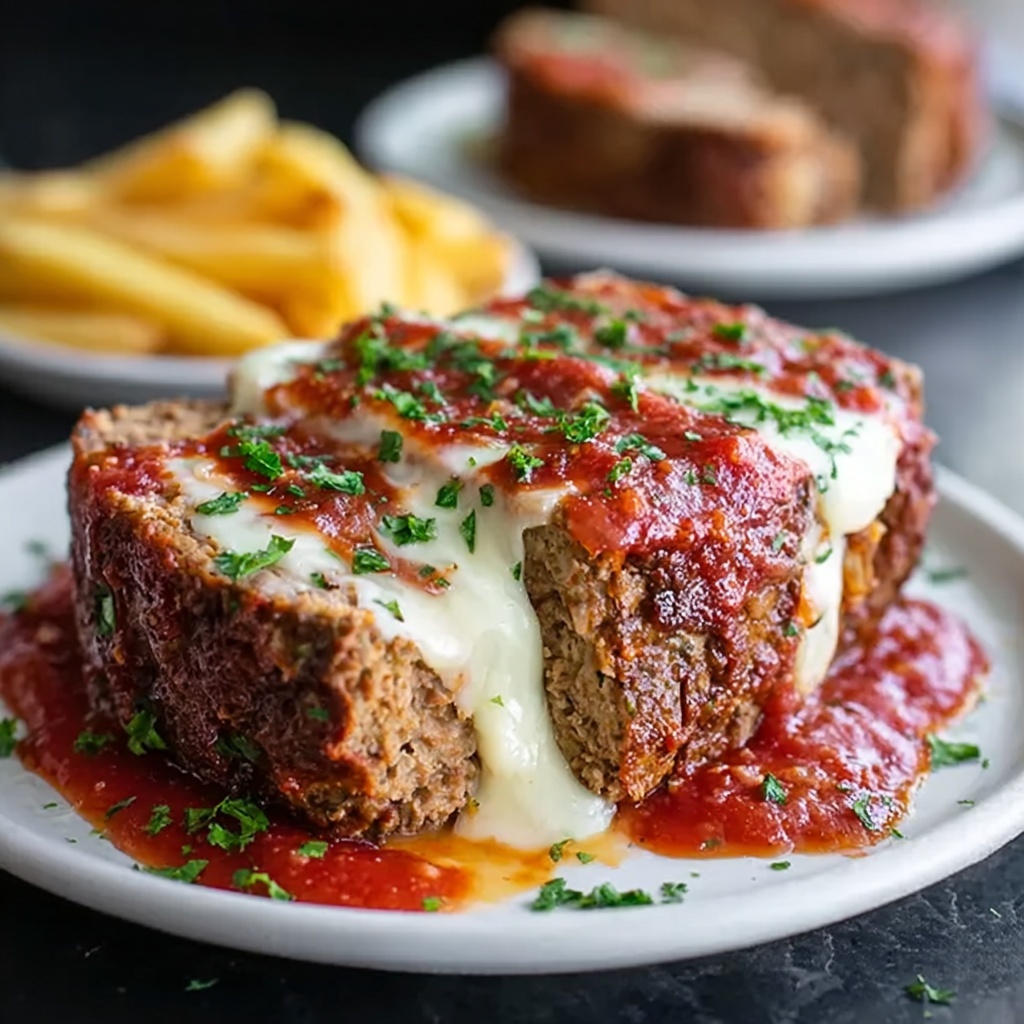 Stuffed Italian Meatloaf Recipe - Recipe Image