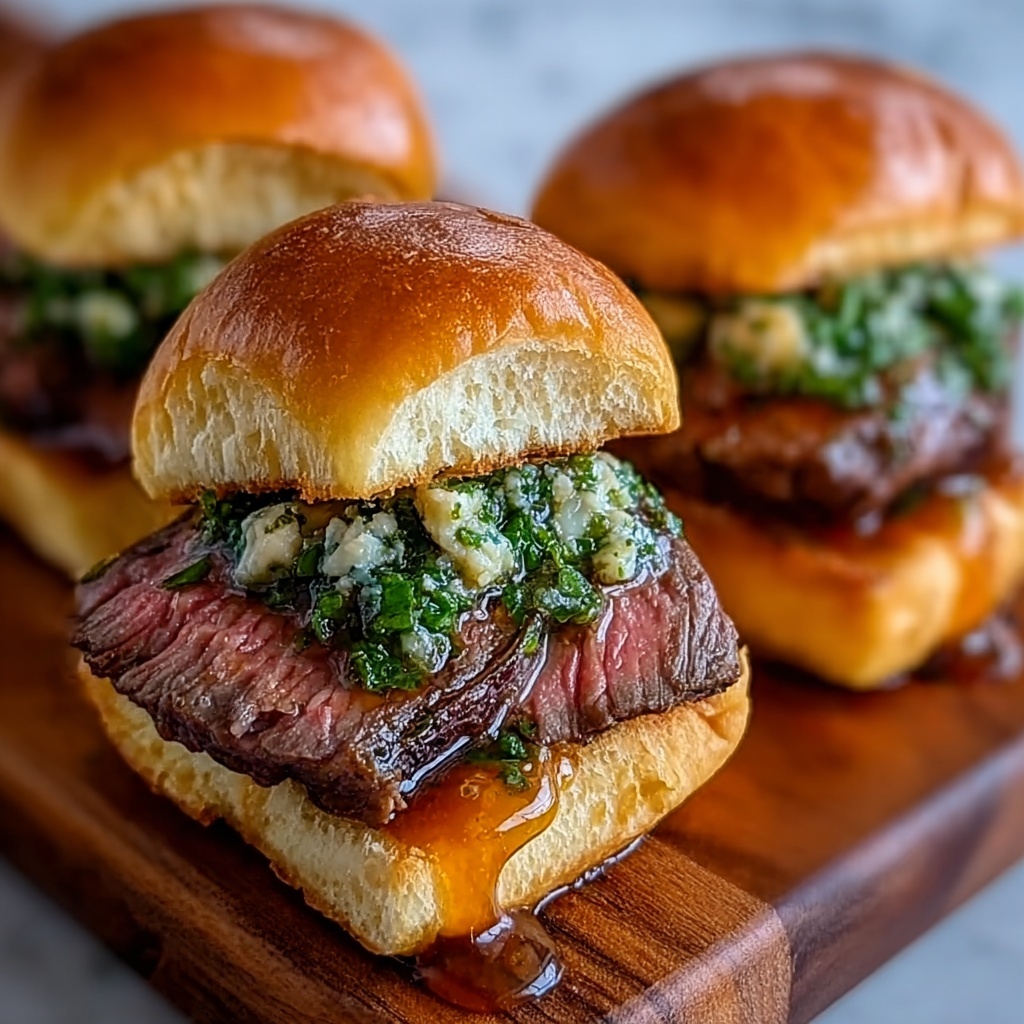 Cowboy Butter Steak Sliders Recipe - Recipe Image