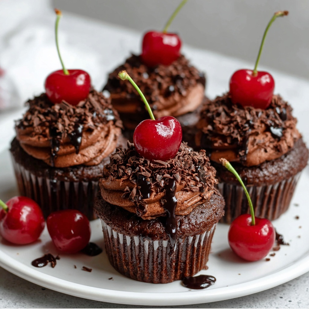 Dark Chocolate Cherry Soufflé Cups Recipe - Recipe Image