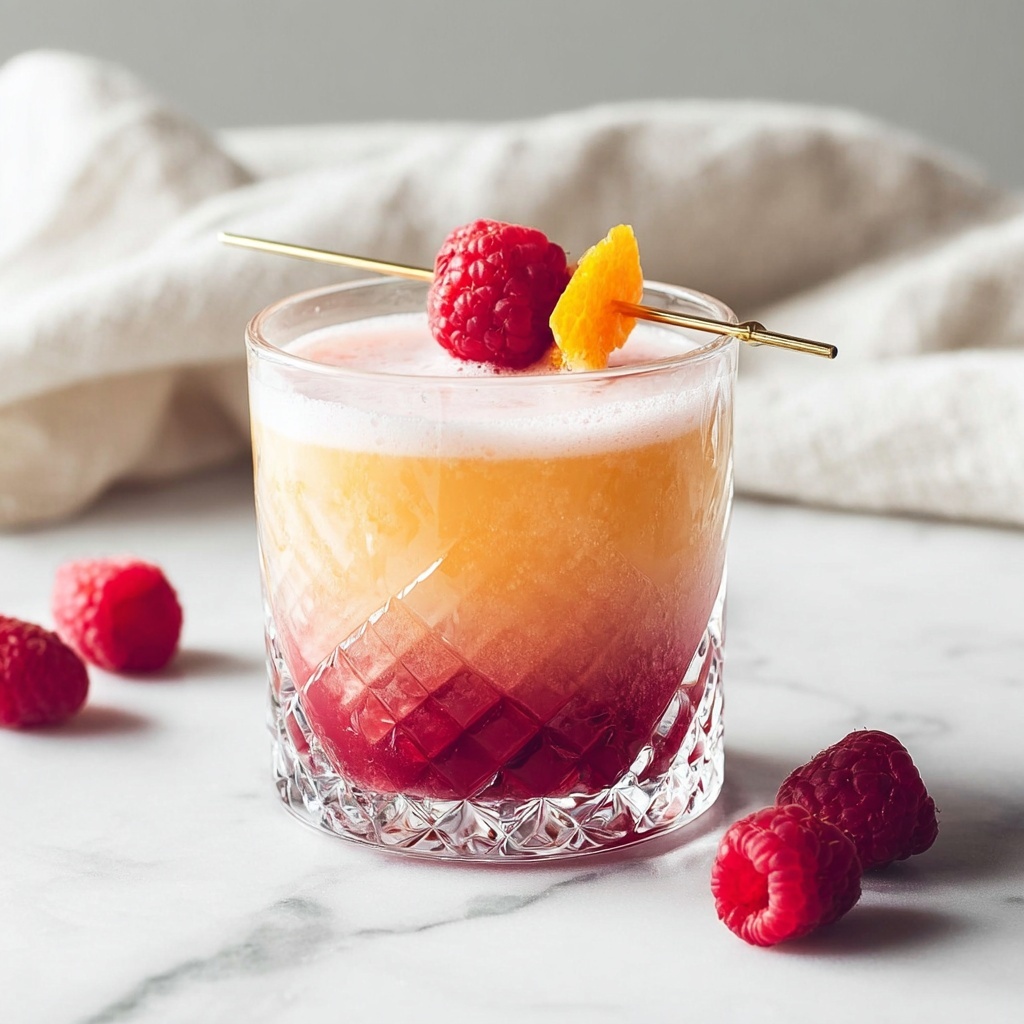 Bourbon Raspberry Cocktail Recipe - Recipe Image