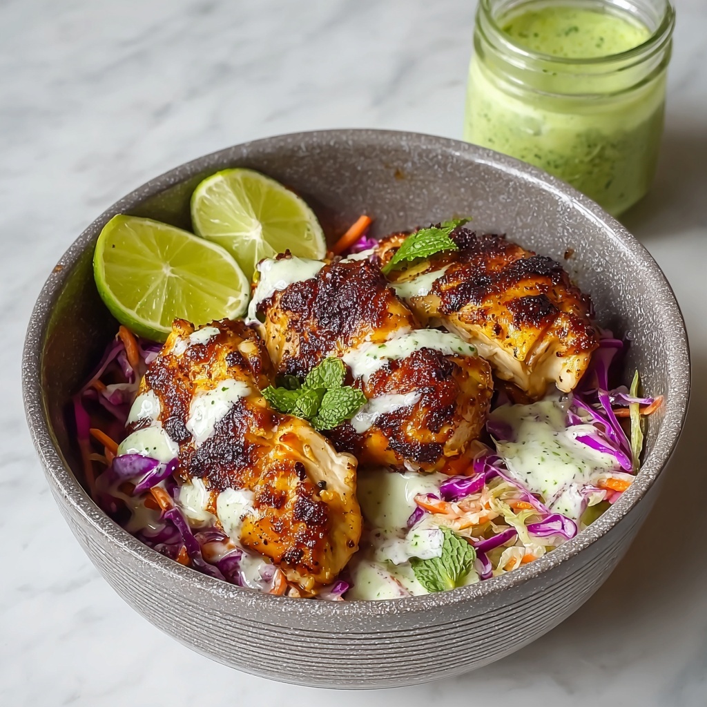 Curried Chicken Sandwich with Lime Coleslaw and Mint Yoghurt Recipe - Recipe Image