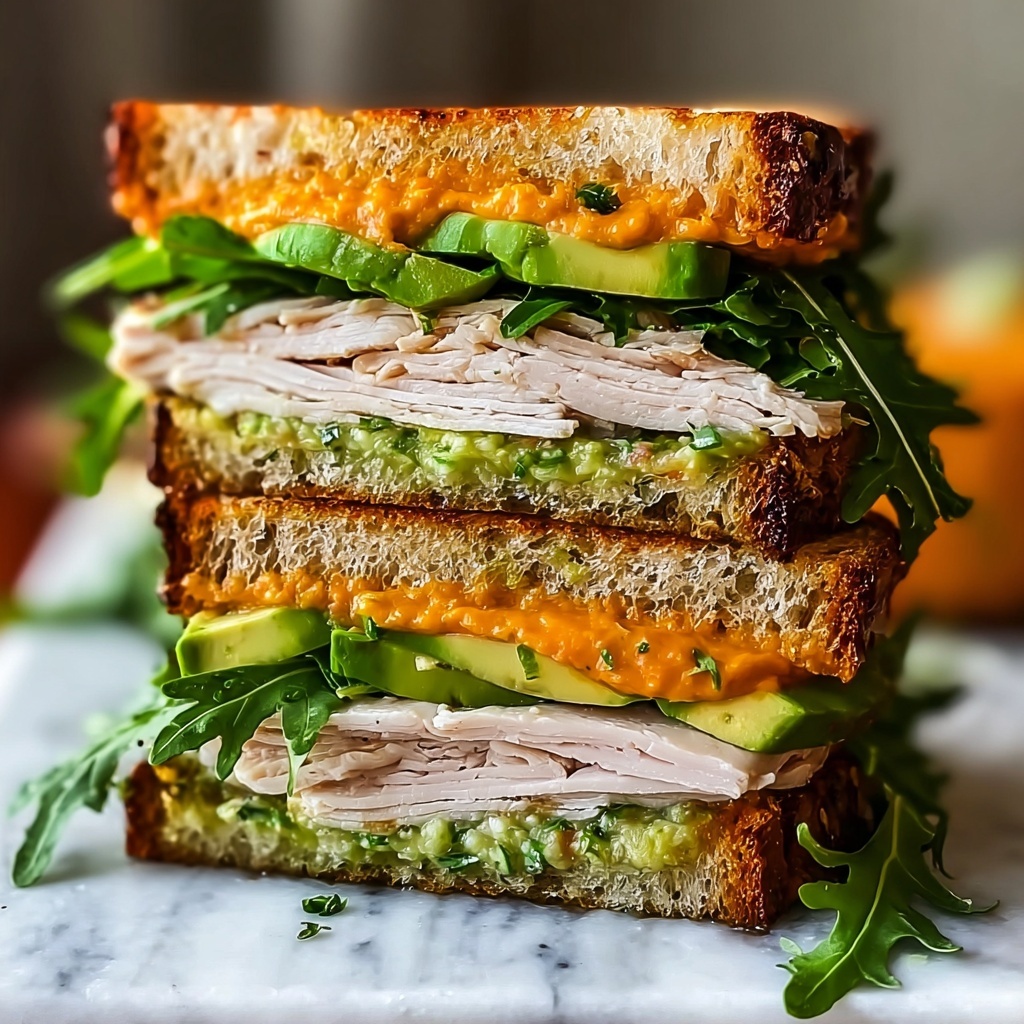 Honey Mustard Turkey Avocado Sandwich Recipe - Recipe Image
