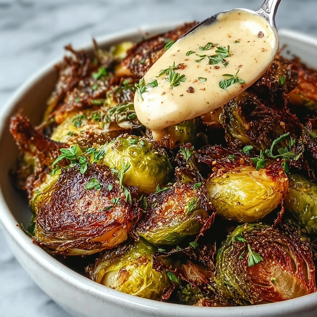 Crispy Fried Brussels Sprouts with Lemon Aioli Recipe - Recipe Image