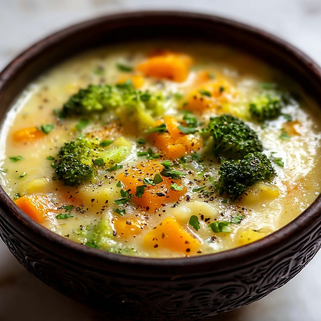 Crockpot Broccoli Cheddar Soup: Easy Recipe for a Creamy Comfort Food Recipe - Recipe Image