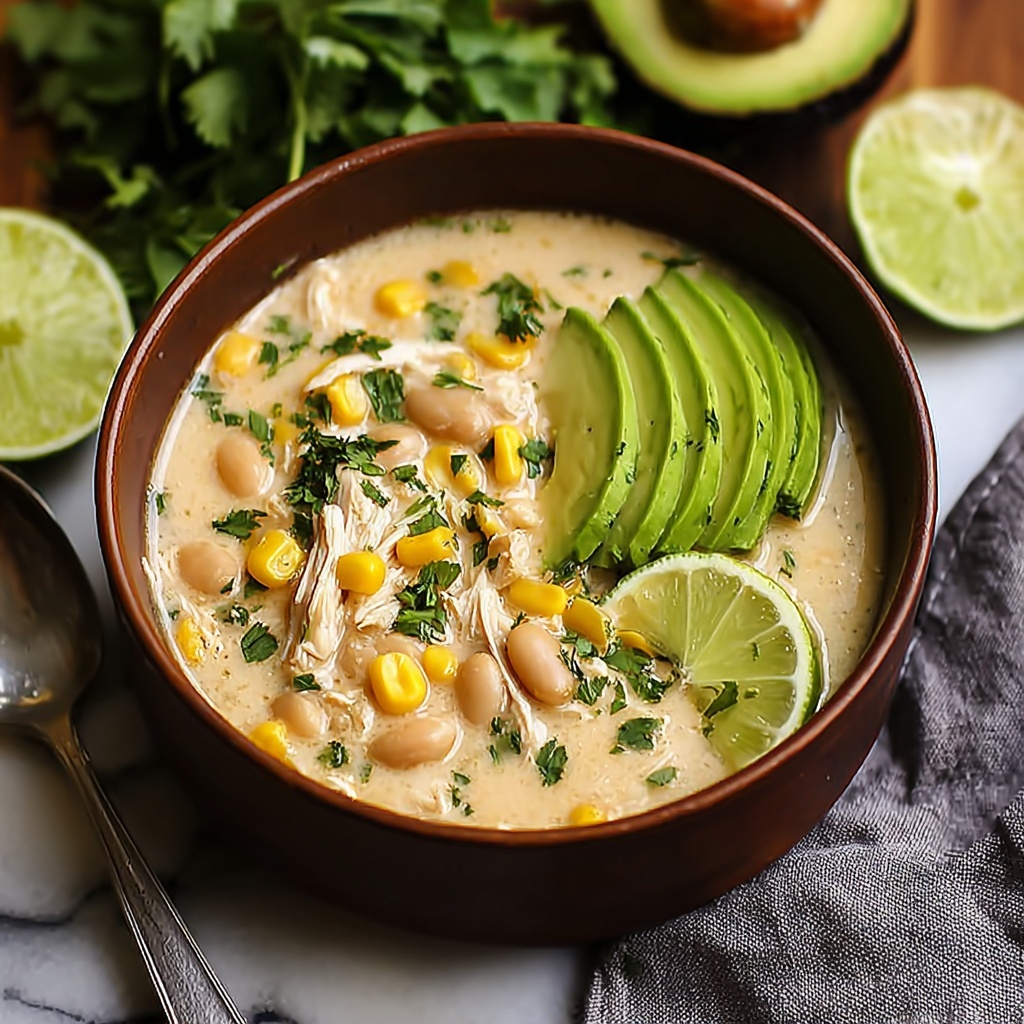 White Chicken Chili Recipe - Recipe Image
