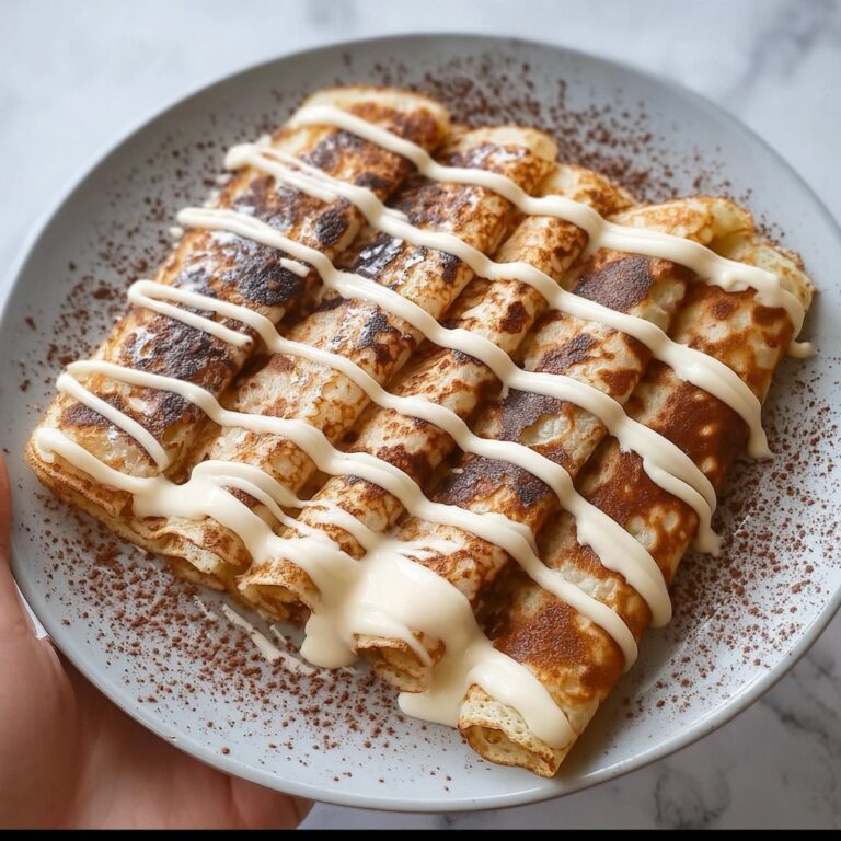 Cinnamon Roll Protein Crepes Recipe