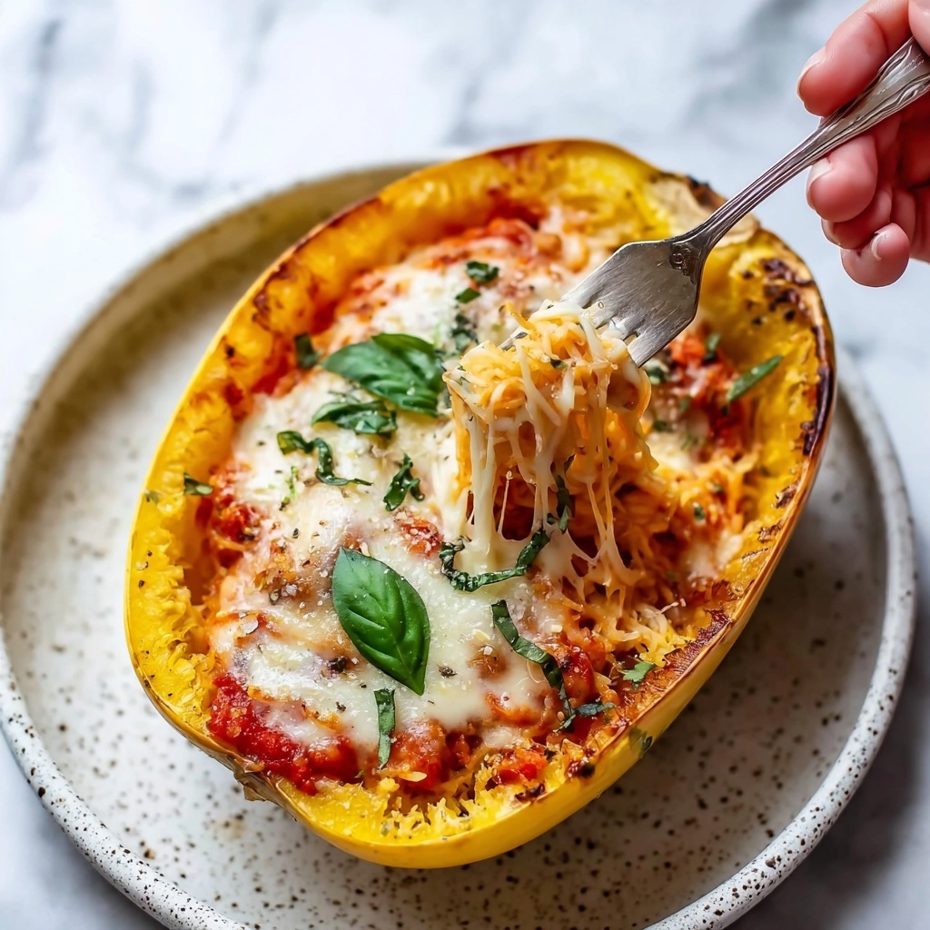 Chicken Parmesan Stuffed Spaghetti Squash Recipe - Recipe Image