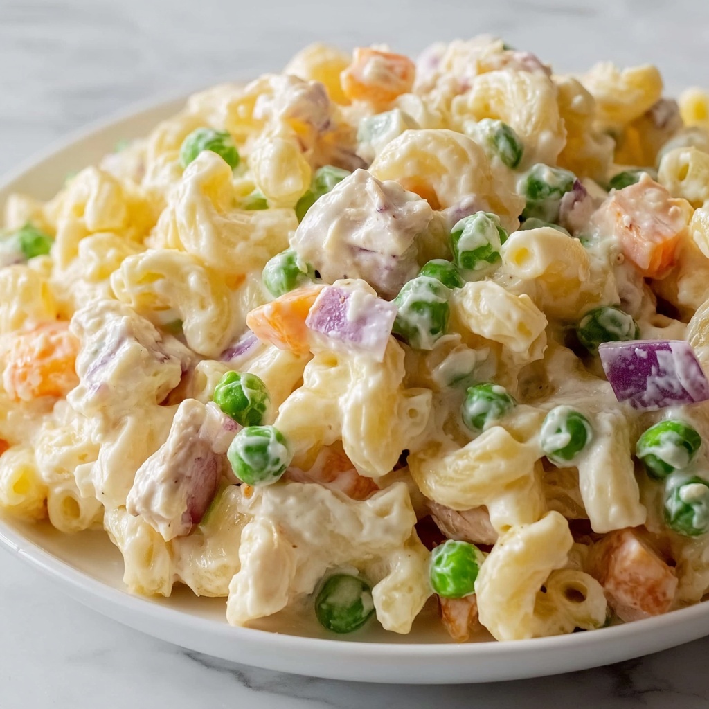 Grandma’s Tuna Macaroni Salad: A Cozy Comfort Food Classic Recipe - Recipe Image