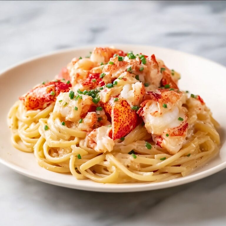 Lobster Pasta with Cream Sauce Recipe