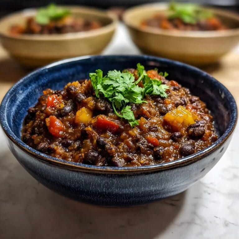 Brazilian Black Bean Stew with Toasted Cassava Flour Recipe