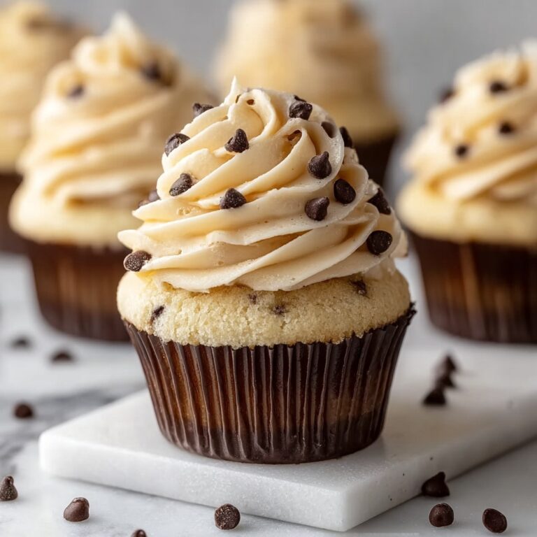 Chocolate Chip Cookie Dough Cupcakes Recipe