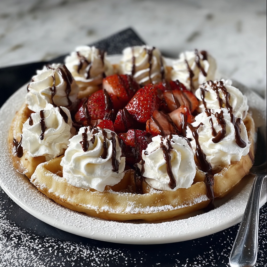 Funnel Cake Made with Pancake Mix Recipe - Recipe Image
