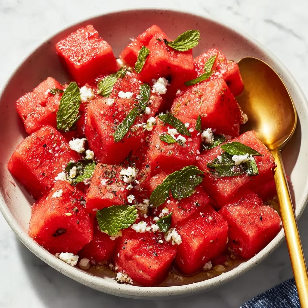 Refreshing Watermelon Chaat: A Burst of Summer Flavor Recipe - Recipe Image