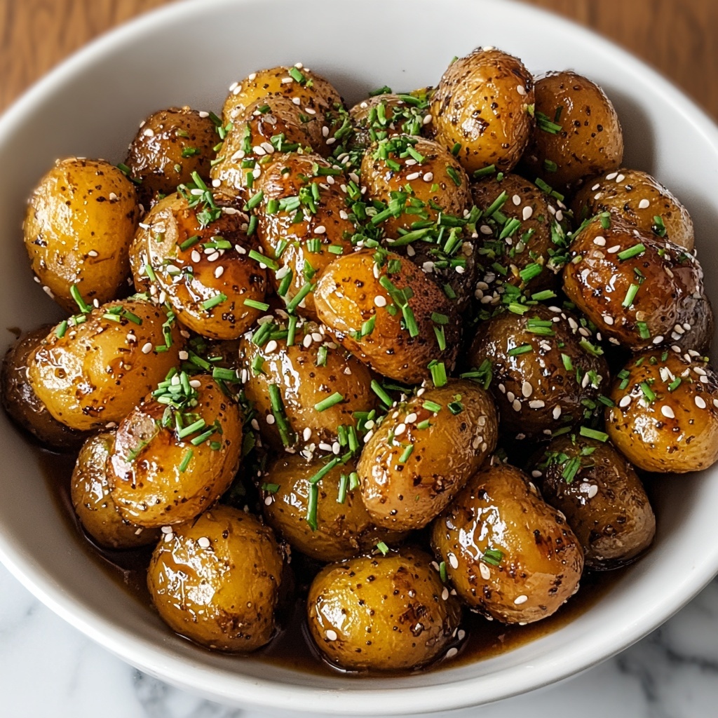 Honey Mustard Roasted Baby Potatoes Recipe - Recipe Image