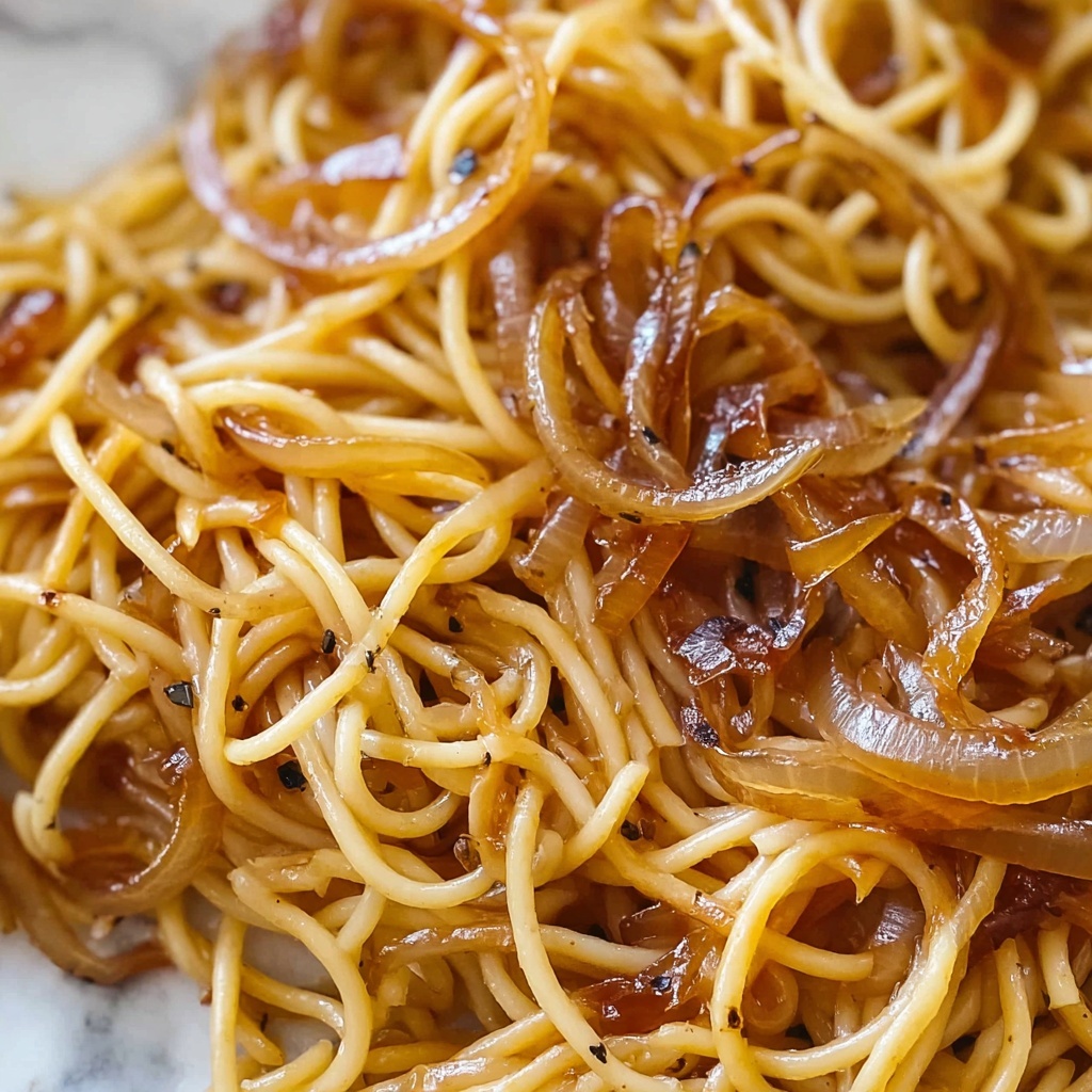 Caramelized Onion Pasta Recipe - Recipe Image