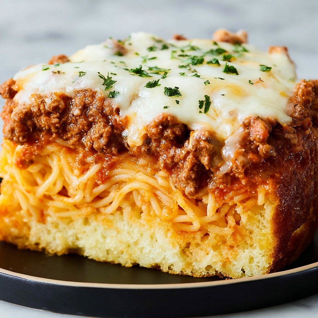 Spaghetti Boats with Garlic Bread Eggshell Recipe - Recipe Image