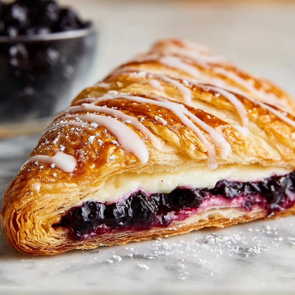 Lemon Blueberry Cheese Danish Recipe - Recipe Image