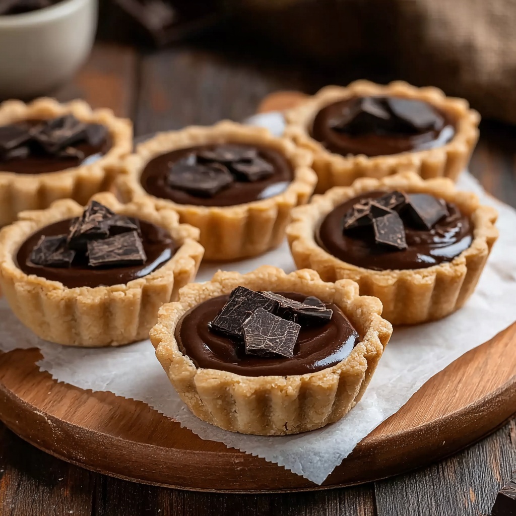 Mini Chocolate Tarts Recipe - Recipe Image
