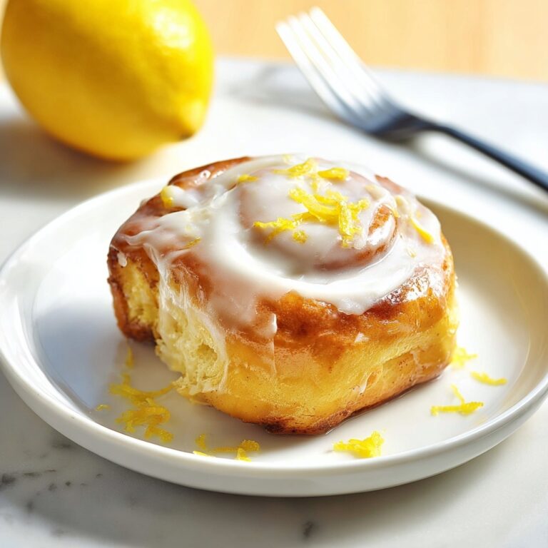 Sticky Lemon Rolls with Lemon Cream Cheese Glaze Recipe