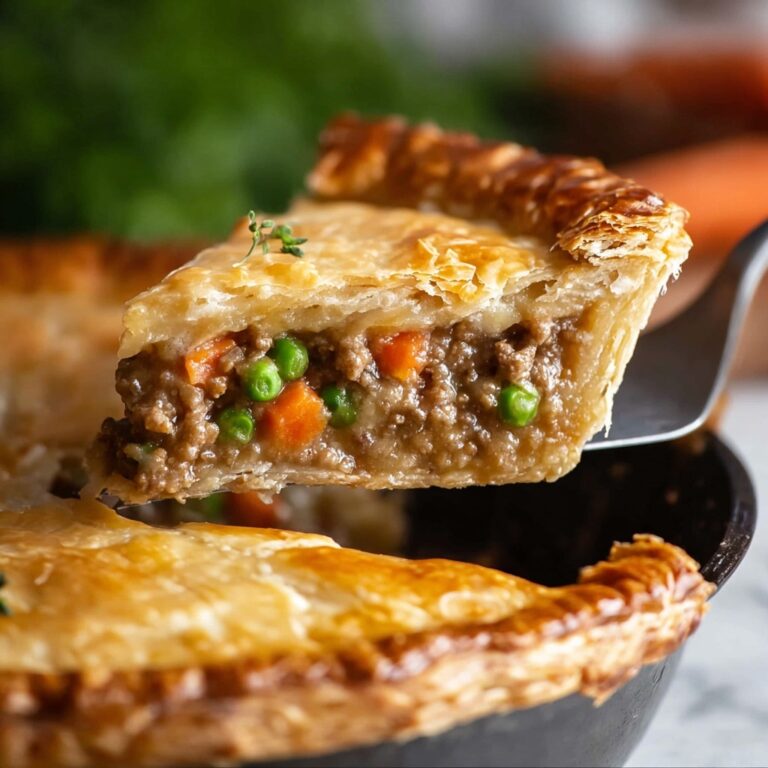 Vegetable Pot Pie with Savory Herb Filling and Flaky Crust Recipe