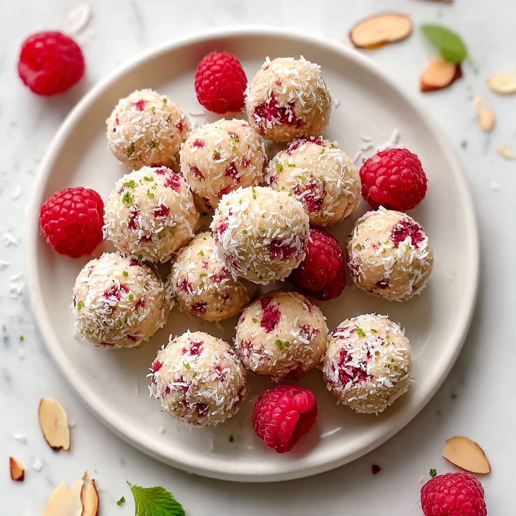 Easy Raspberry Protein Balls Recipe - Recipe Image