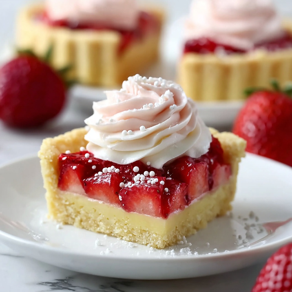 Mini Strawberry Pies with Sugar Cookie Crust Recipe - Recipe Image