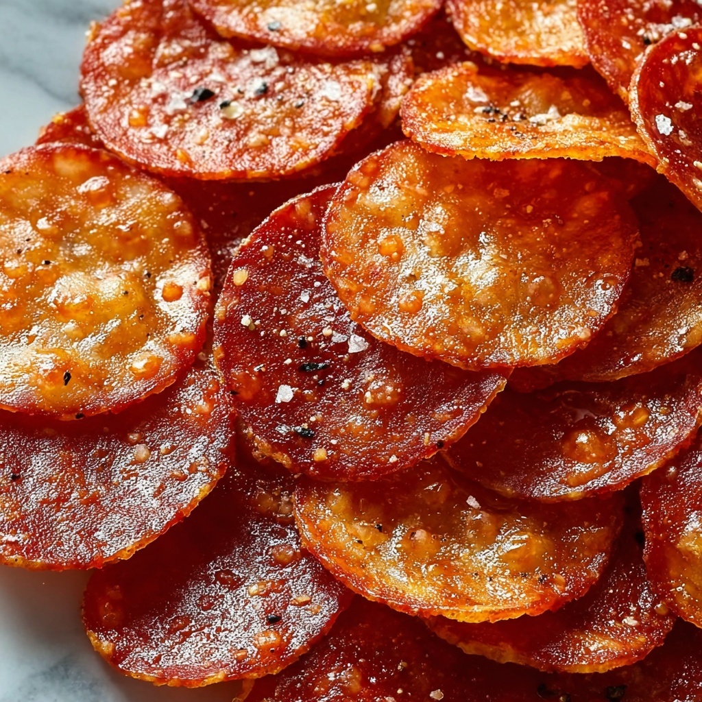 Pepperoni Cheese Crisps Recipe - Recipe Image