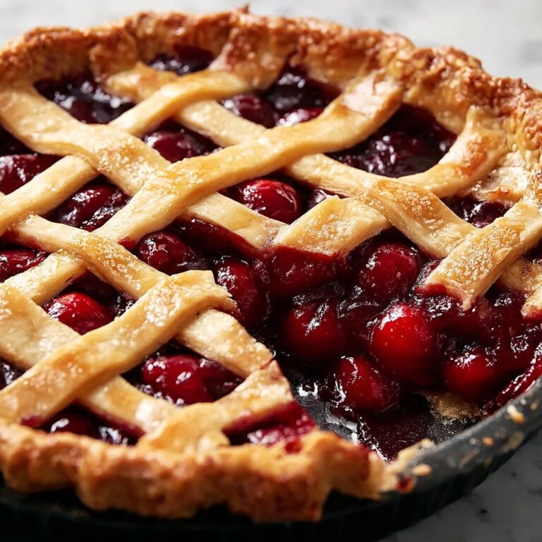 Homemade Cherry Pie Recipe