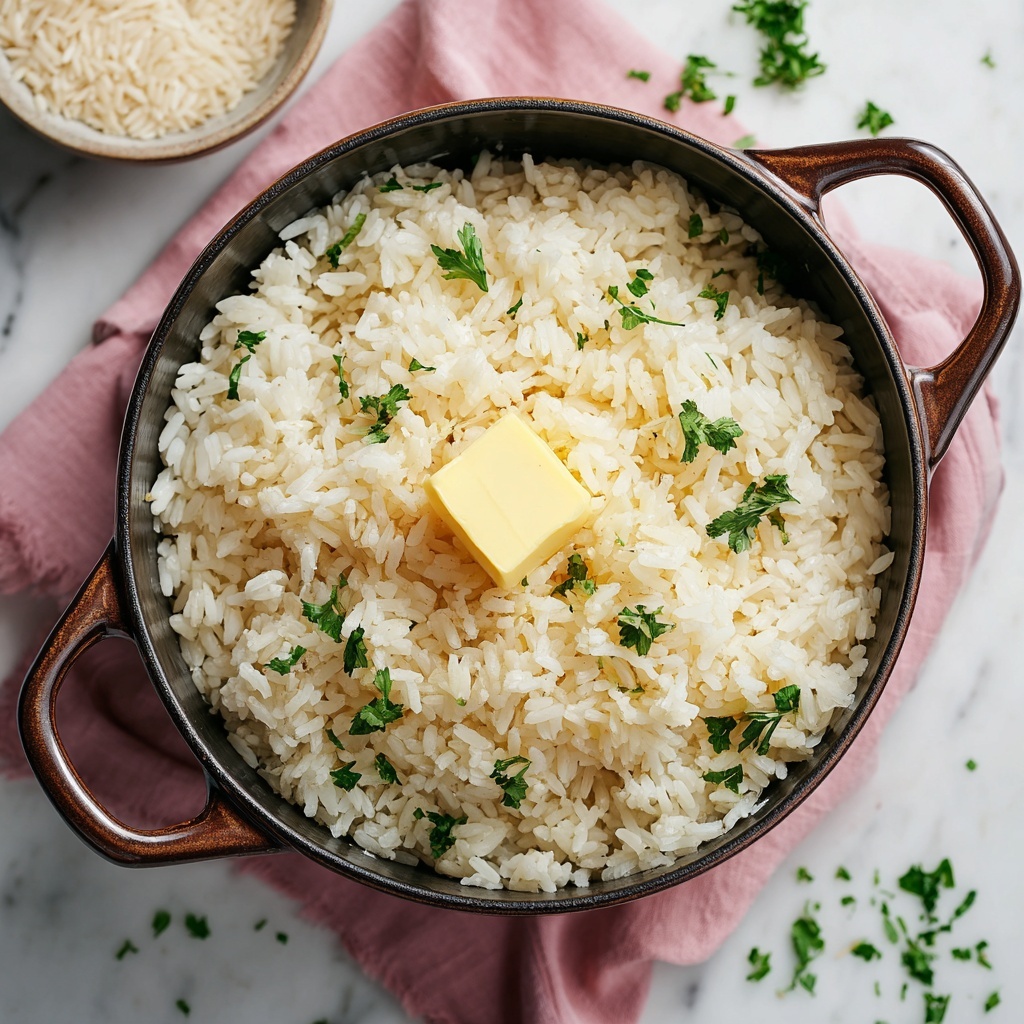 Garlic Butter Rice Recipe - Recipe Image