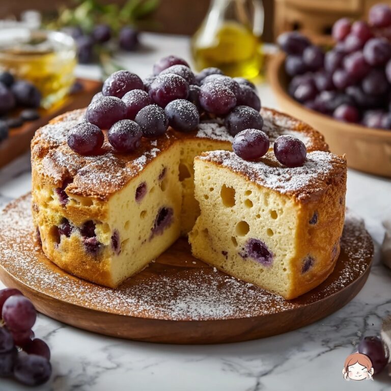 Grape Cake Recipe: A Rustic and Moist Delight Recipe
