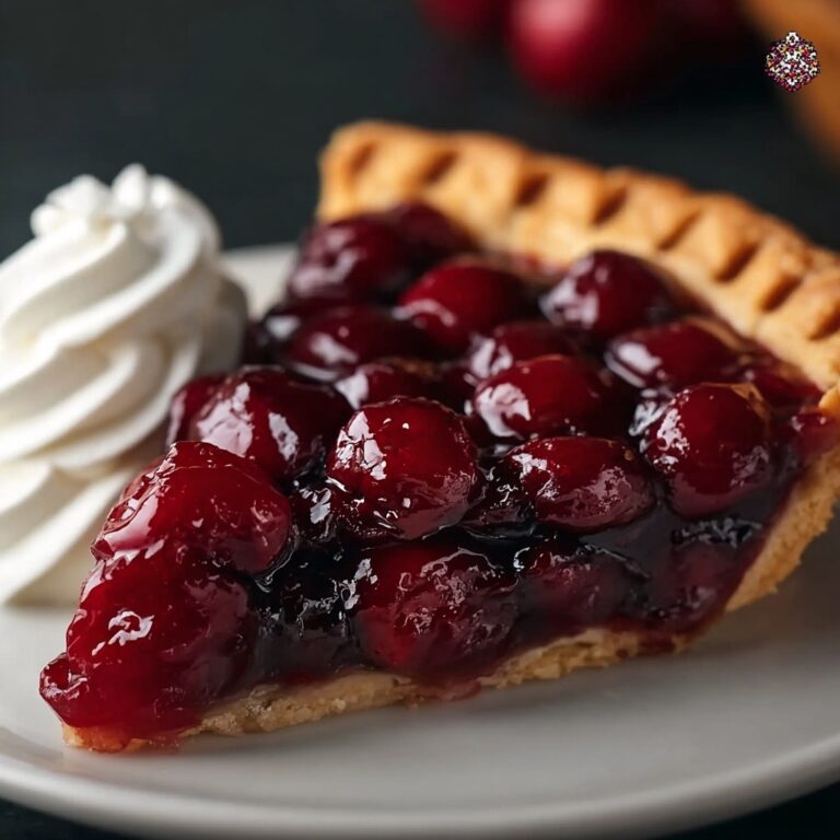 One Crust Cherry Pie with Canned Filling Recipe