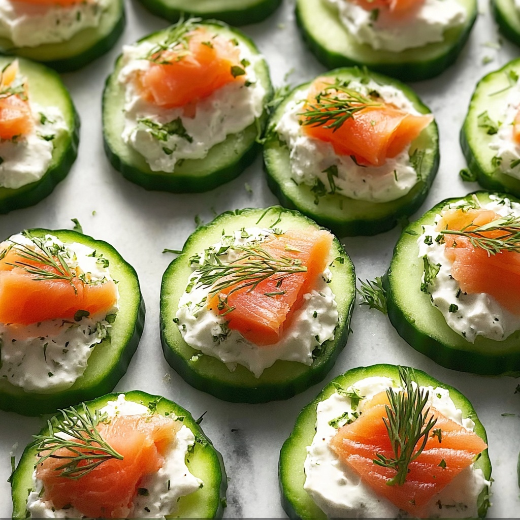 Smoked Salmon Cucumber Rounds: 5 Delightful Bites to Love Recipe - Recipe Image