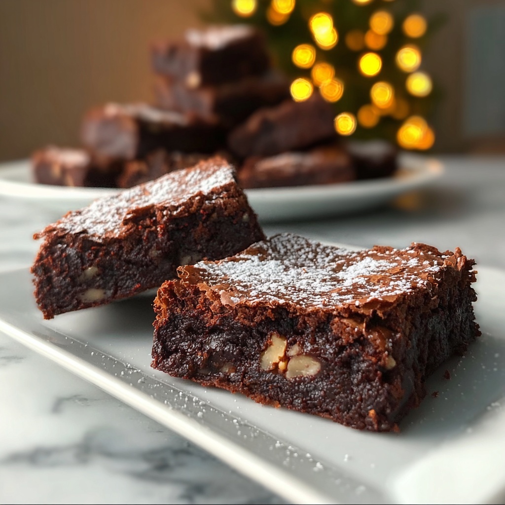Christmas Brownies That Will Melt Your Heart and Soul Recipe - Recipe Image