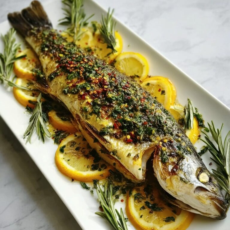 Mediterranean Herb and Lemon Baked Branzino Recipe