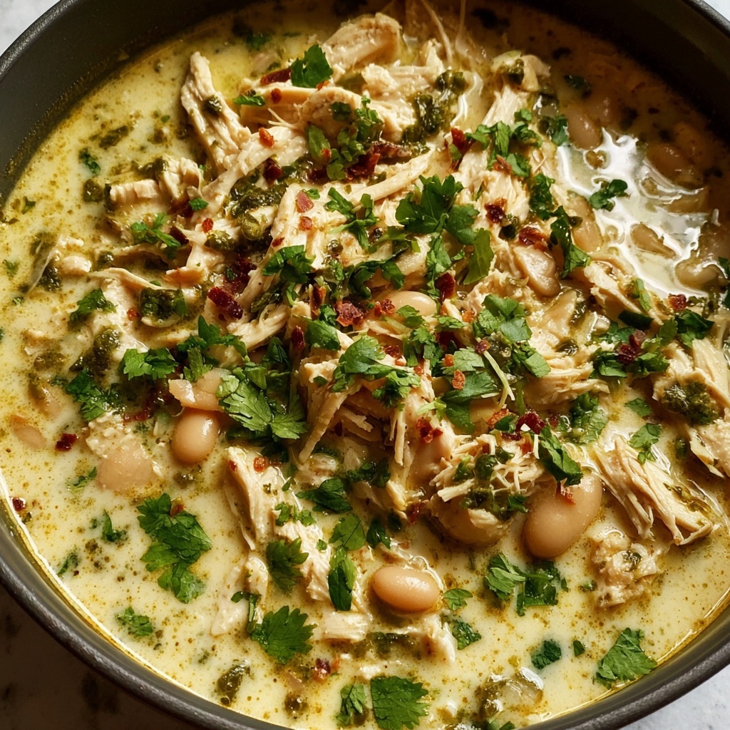 Creamy White Chicken Chili Recipe - Recipe Image
