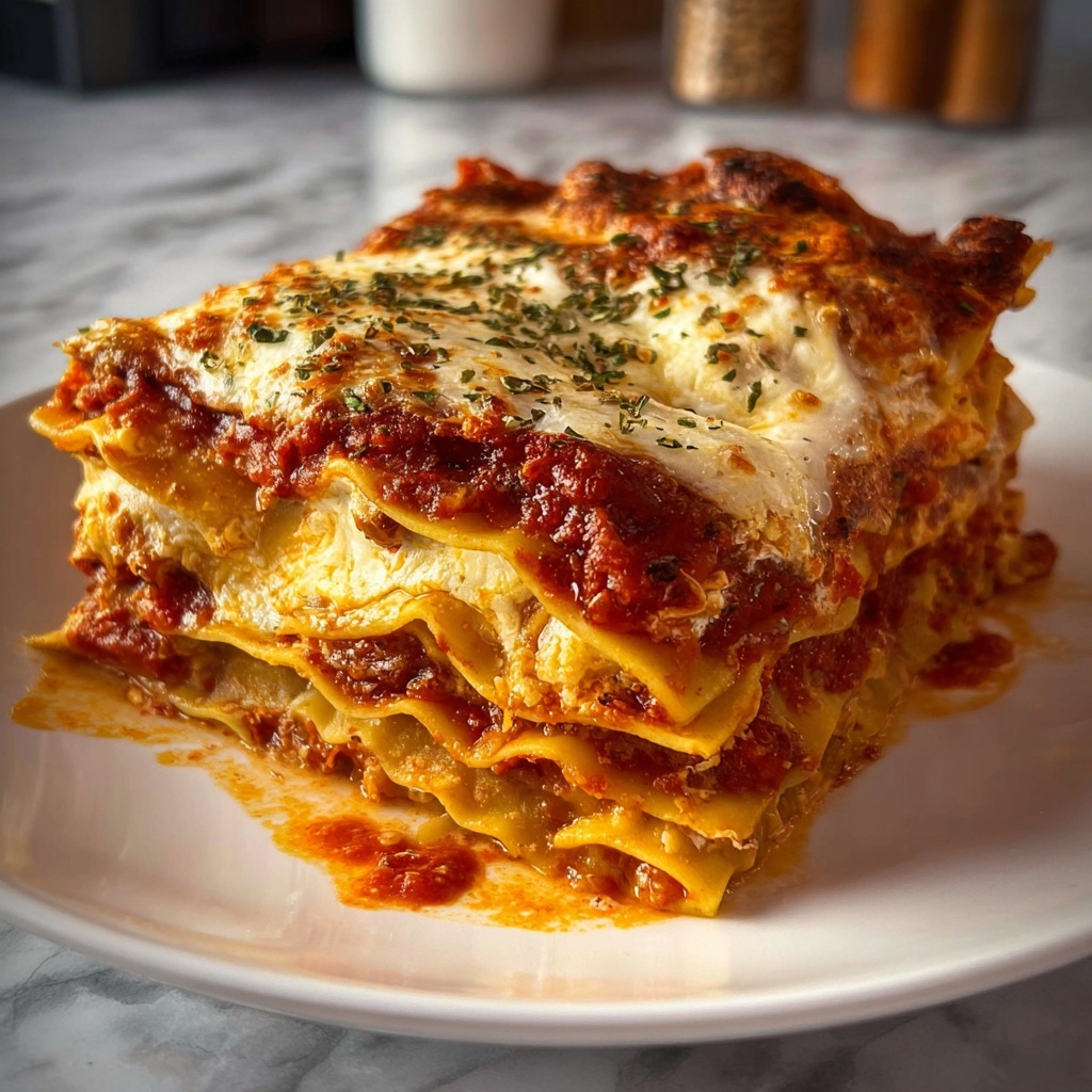 Crockpot Ravioli Lasagna Recipe for Effortless Comfort Food Recipe - Recipe Image