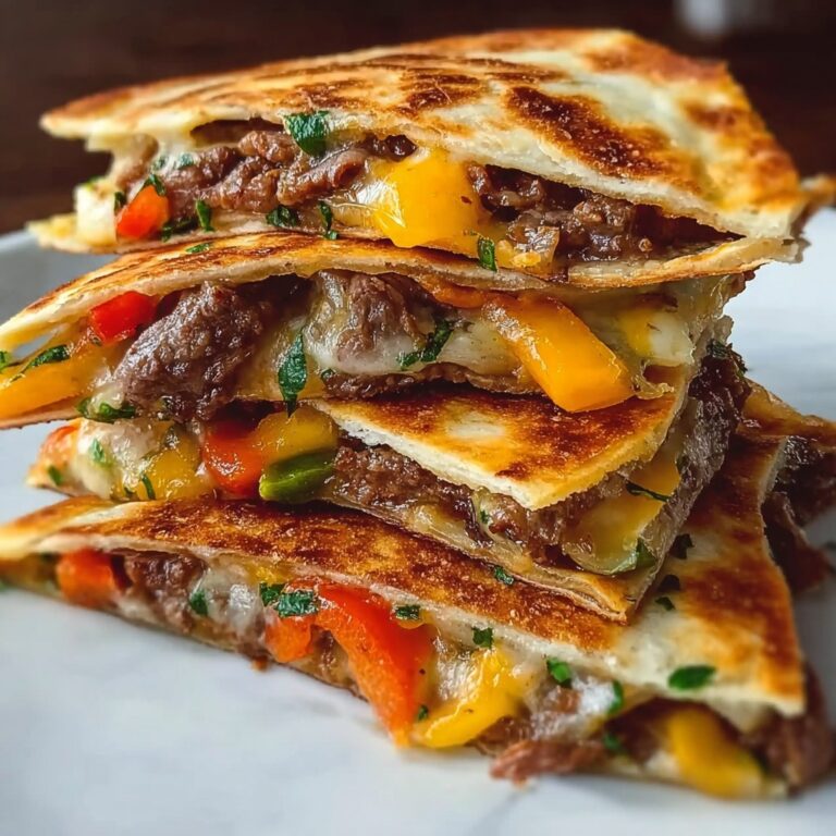 Philly Cheesesteak Quesadilla Recipe