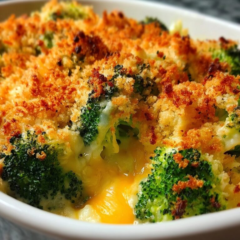 Cheesy Broccoli Bake Recipe