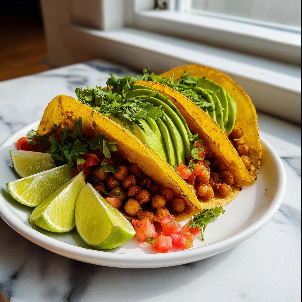Vegan Chickpea Tacos: 20-Minute Gluten Free Recipe Delight Recipe - Recipe Image
