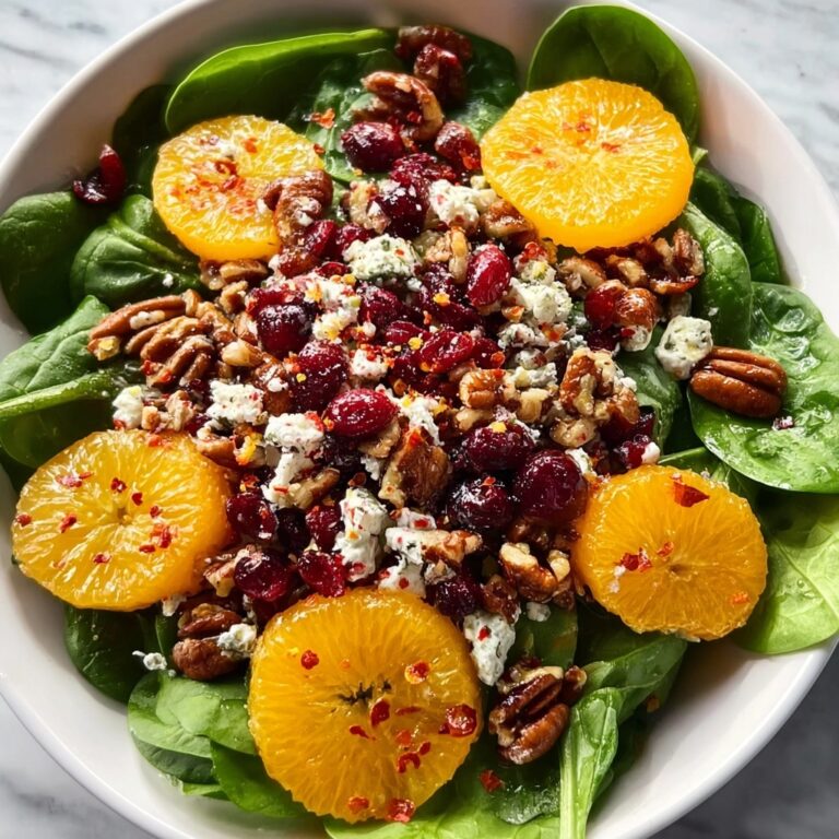 Festive Orange & Cranberry Salad: A Joyful Holiday Delight Recipe