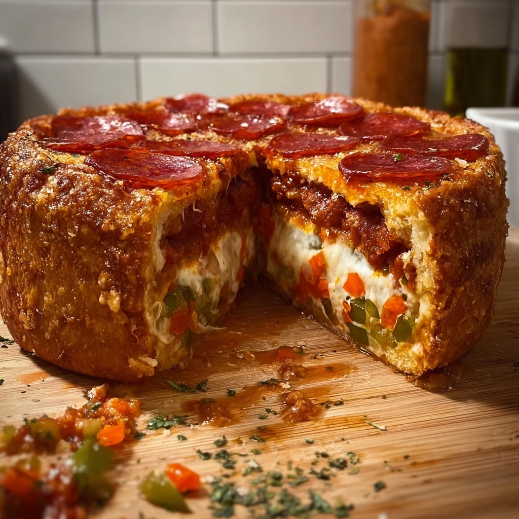 Comforting Pizza Pot Pie: A Warm Family Favorite Recipe - Recipe Image