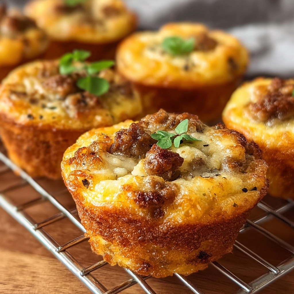 Easy Sausage Breakfast Muffins: 5 Comforting Bites to Savor Recipe - Recipe Image