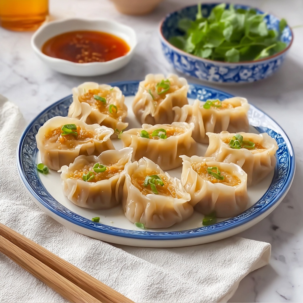 Kimchi Mandu: Homemade Korean Dumplings with Tofu and Pork Recipe - Recipe Image