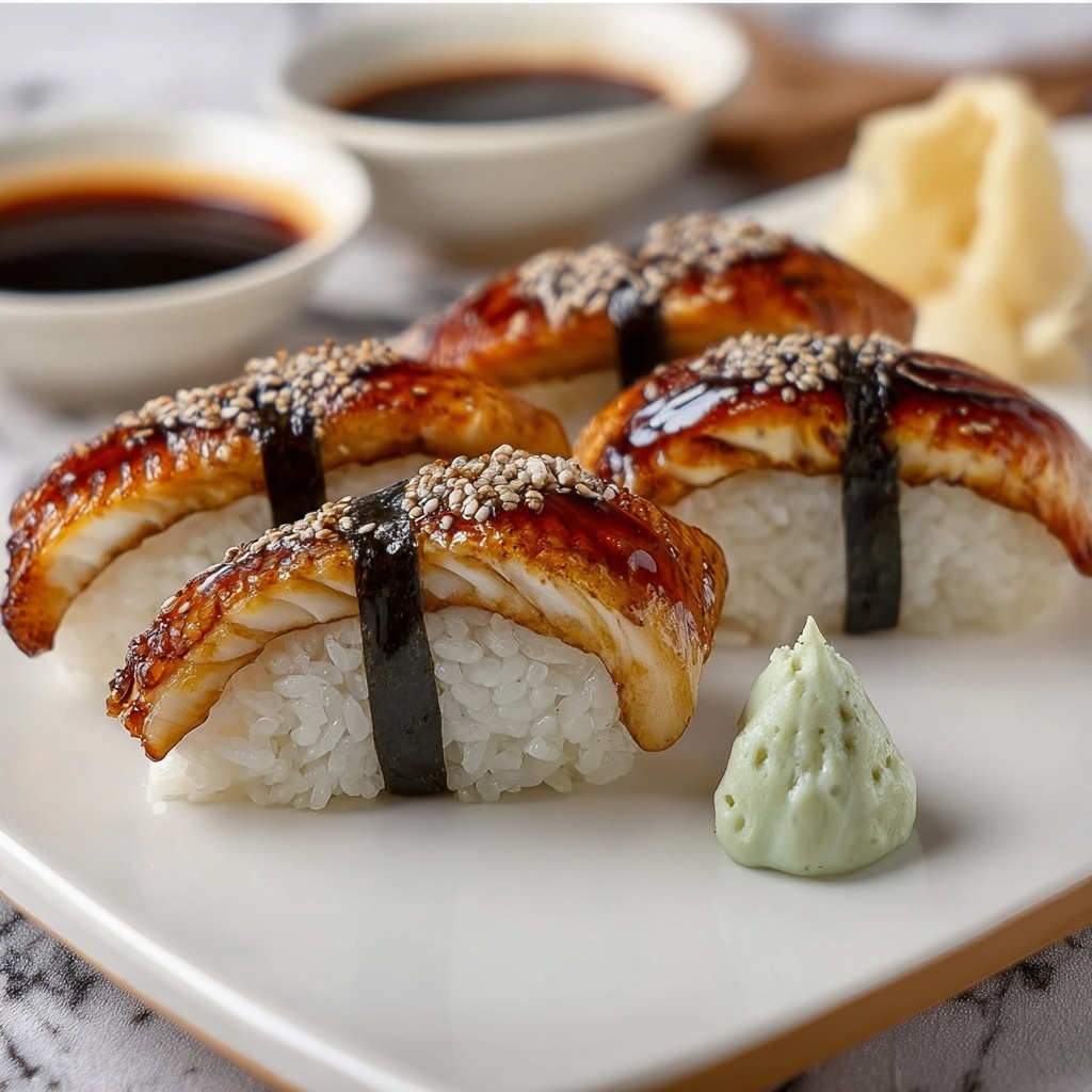 Unagi Sushi Bliss: Master Eel Nigiri at Home Today Recipe - Recipe Image