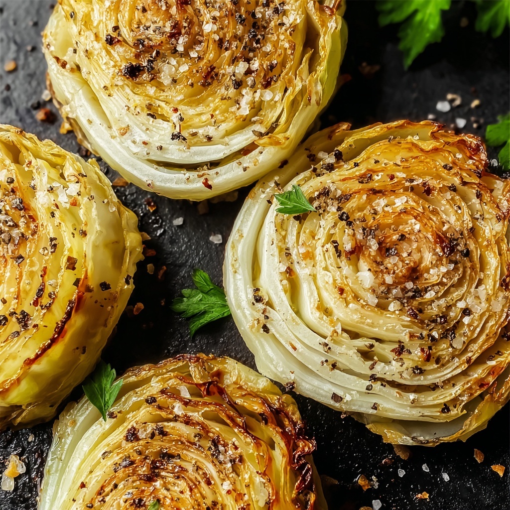 Savory Roasted Cabbage Steaks: Your New Favorite Veggie Delight Recipe - Recipe Image